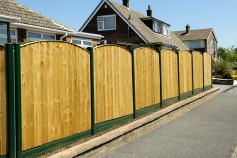 Timber Panels In Classic Green